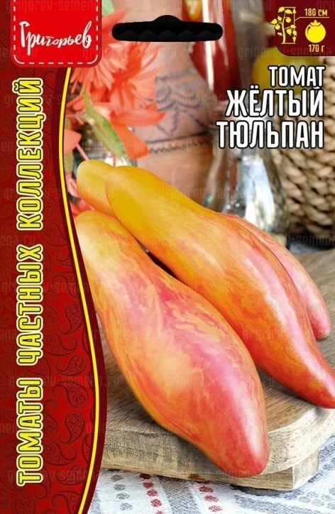 Томат Желтый Тюльпан фото