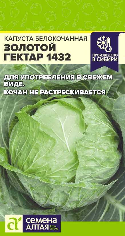 Капуста Золотой Гектар 1432 ФОТО