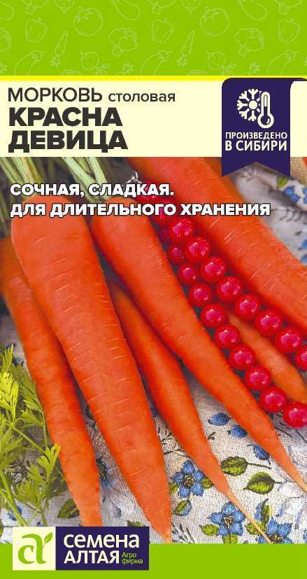 Морковь Красна Девица ФОТО