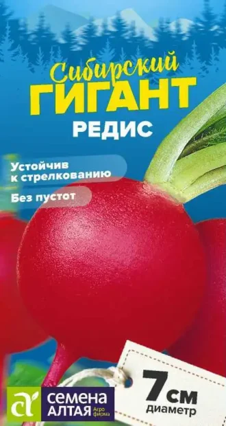 Редис Сибирский Гигант Семена Алтая