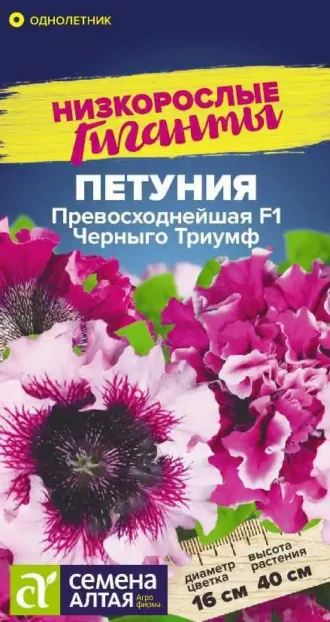 Петуния Превосходнейшая Черныго F1 Семена Алтая