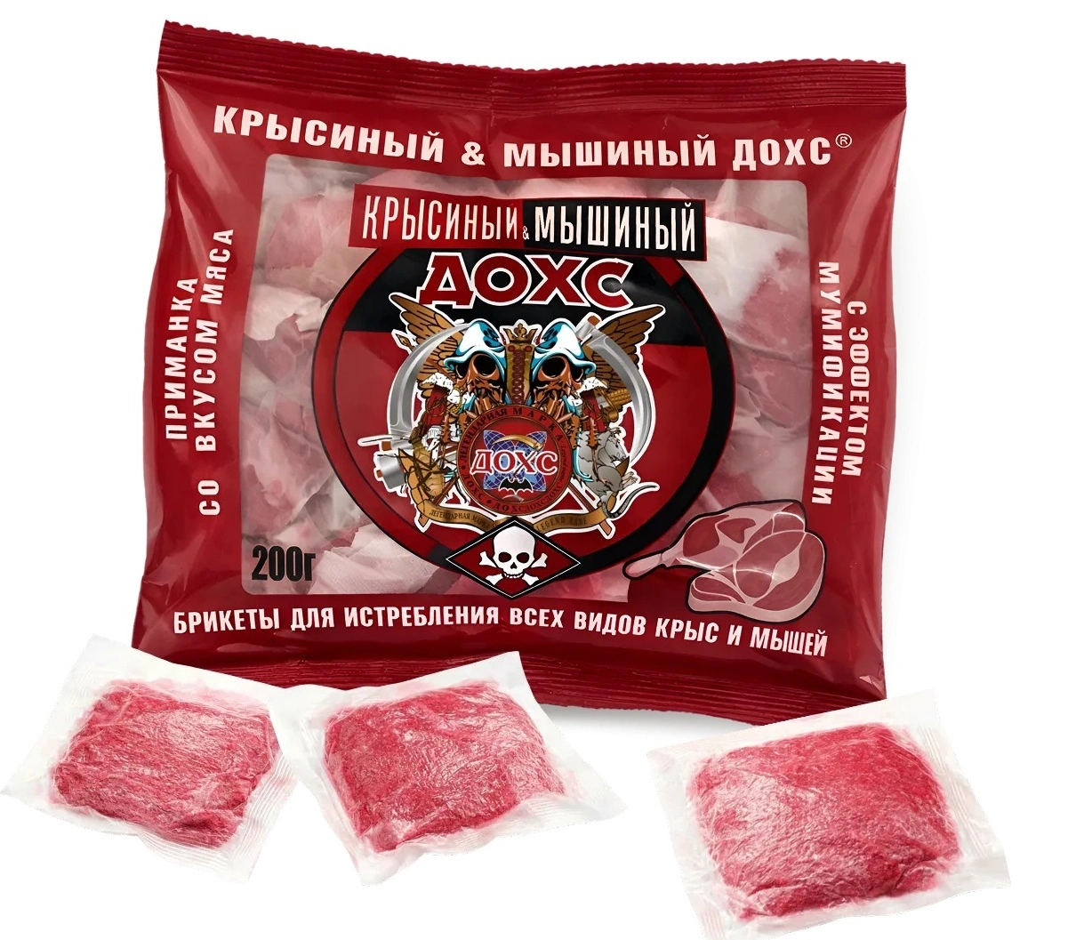 Дохс Брикеты с Мясом от Крыс и Мышей фото